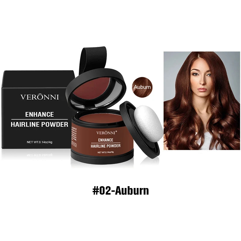 Hairline Shadow Powder for Concealing Hair Roots Waterproof Hair Filler & Cover