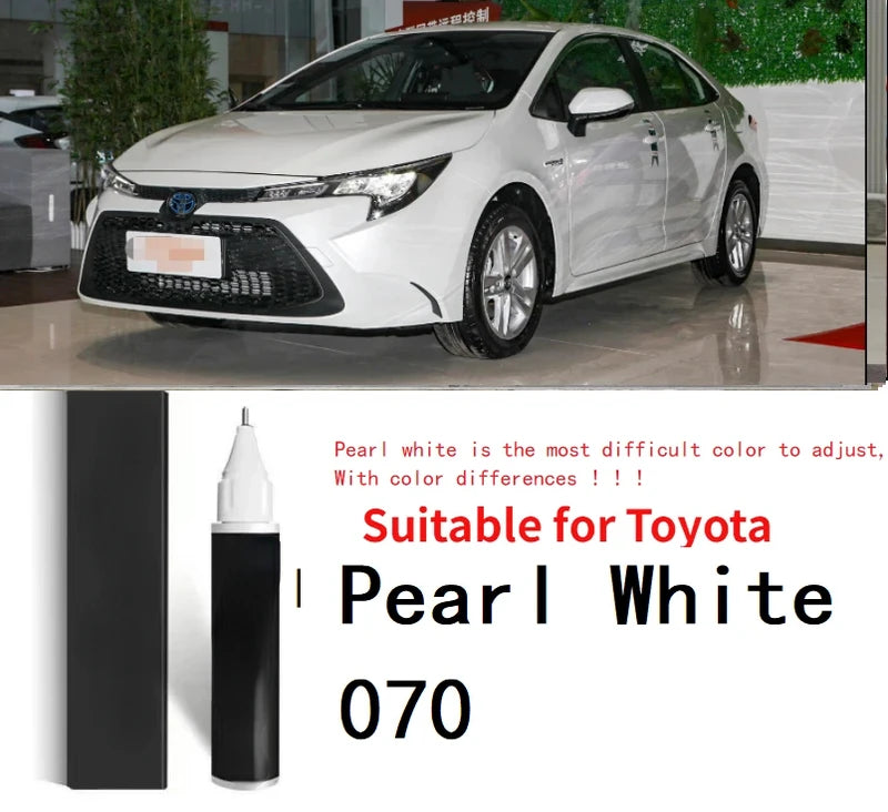 Automotive Touch-Up Paint Pen for Car Scratch Repair - Pearl White & Custom Colors