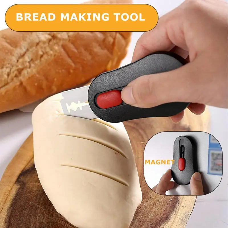 Stainless Steel Bread Cutter Knife for Baking and Slicing - Creative Kitchen Tool