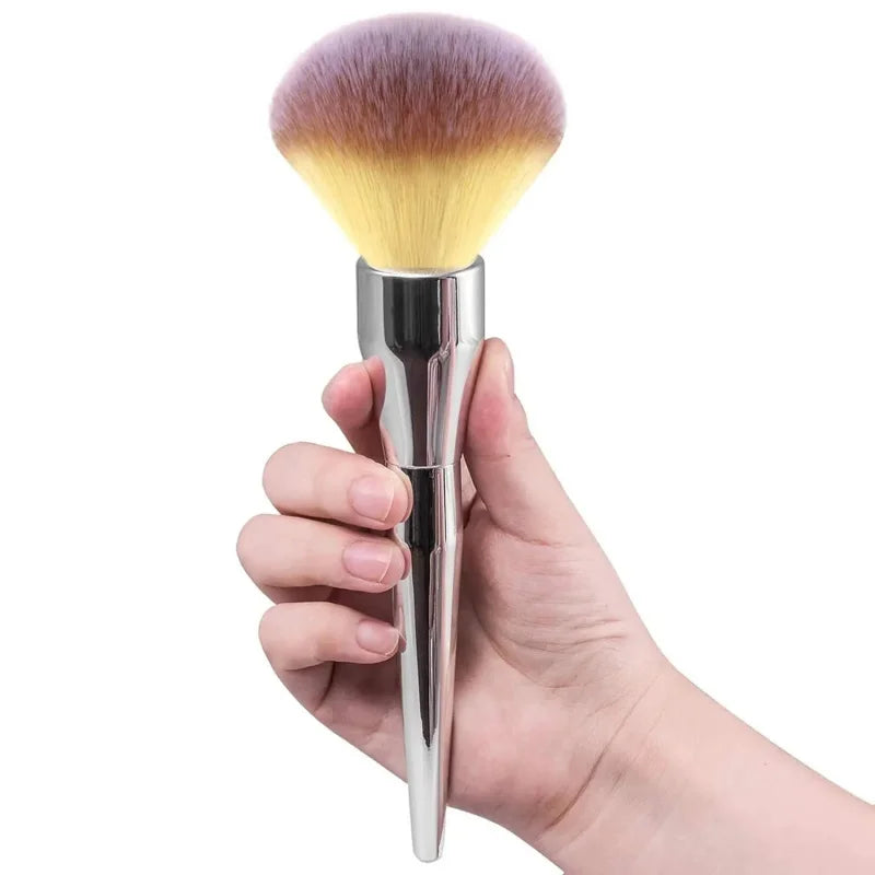 Large Ultra-Soft Synthetic Powder Makeup Brush for Liquid, Cream & Powder