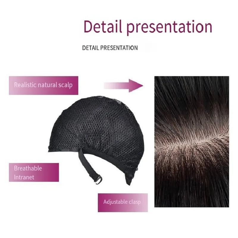 Long Straight Synthetic Wig for Halloween & Cosplay - High-Temperature Silk Cap