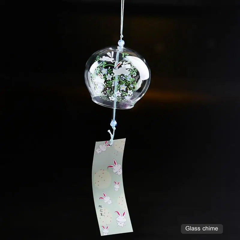 Japanese Style Handmade Glass Wind Chime Door Decoration Home Accessory