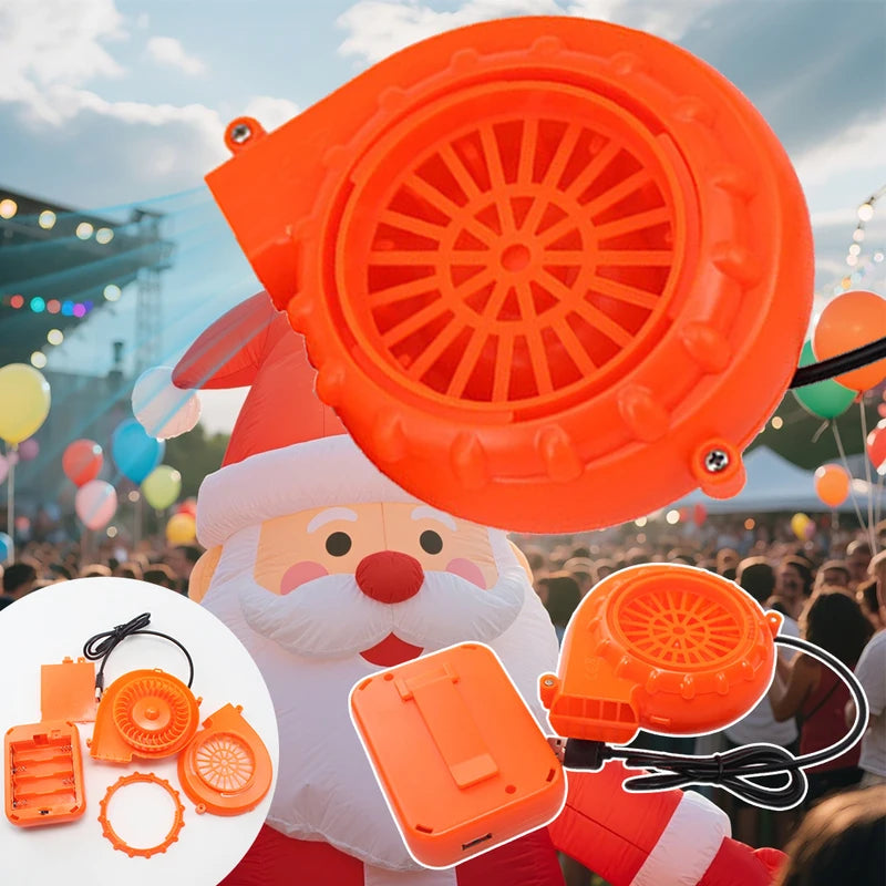 Mini Inflatable Costume Air Blower Fan - USB Rechargeable Dinosaur Halloween Pump