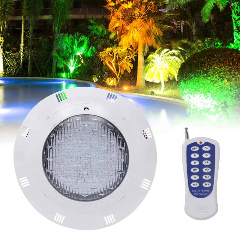 45W RGB LED Pool Light Waterproof Underwater Swimming Pool Lighting with Remote