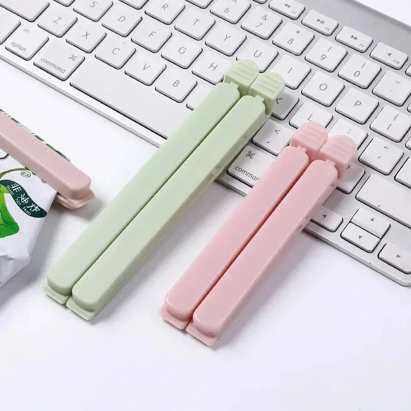 10PCS Food Bag Sealing Clips - Portable Kitchen Snack & Food Storage Buckles