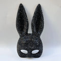 Halloween Sequin Rabbit Mask Costume Party Masquerade Animal Prop