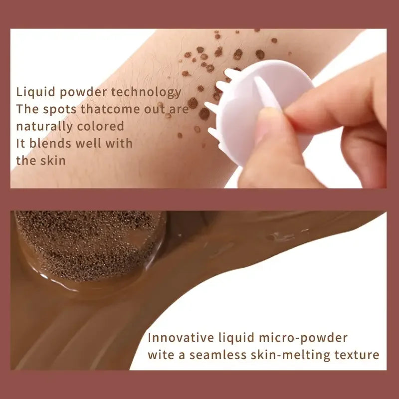 Freckle Pen Makeup Kit with Air Cushion Spotter - Waterproof Face & Body Tattoo Pen