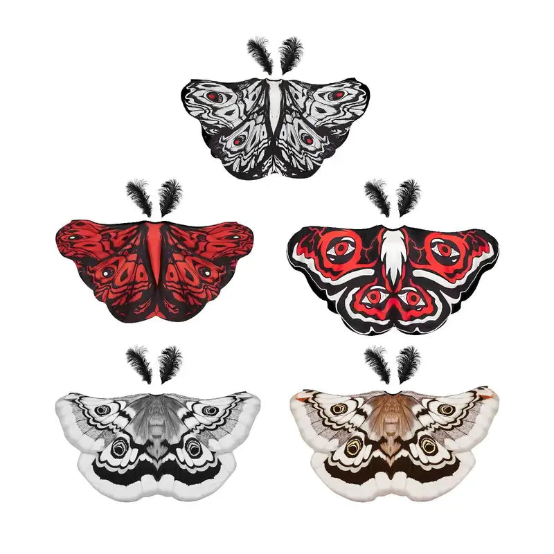 Halloween Butterfly Cape Costume with Headpiece for Role Play and Parties