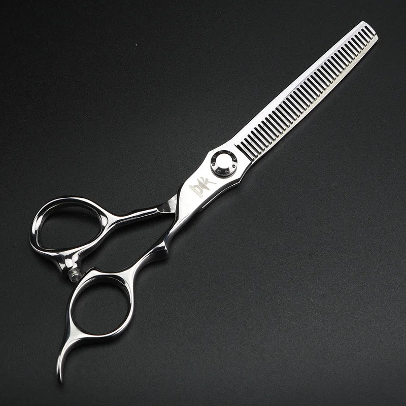 Professional Hair Cutting Scissors 6.5 Inch Thinning & Styling Shears, Sharp Steel Barber Scissors
