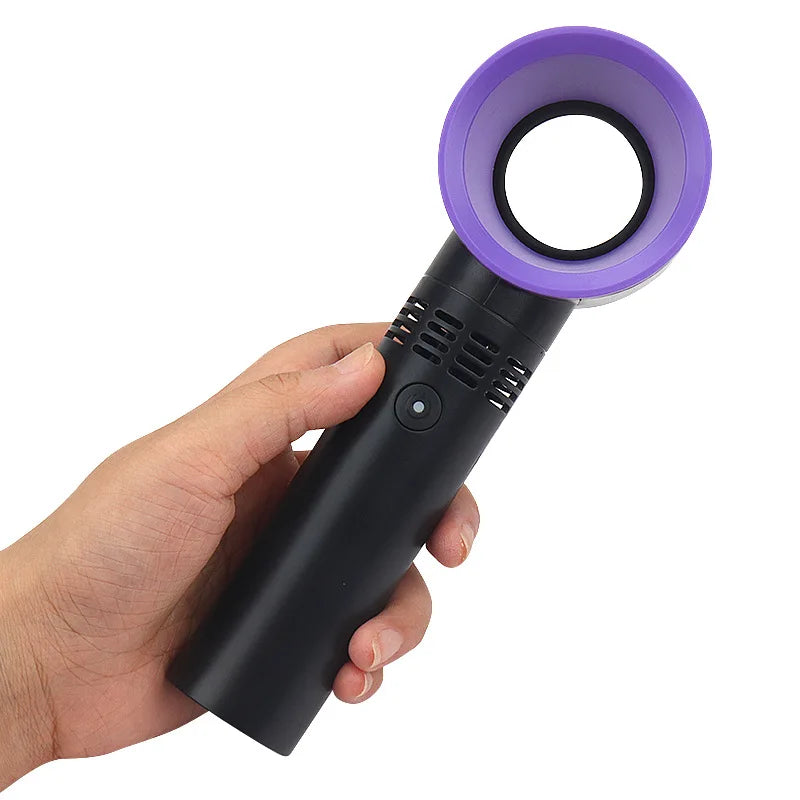 USB Charging Eyelash Dryer Bladeless Fan for False Lashes & Makeup Setting