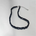 Multi-Cut Glass Crystal Beaded Jewelry Set for Women Irregular Necklace & Bracelet