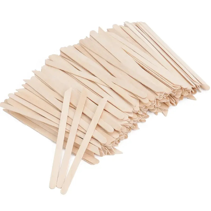 Disposable Wooden Waxing Spatulas 200pcs Hair & Body Beauty Tool