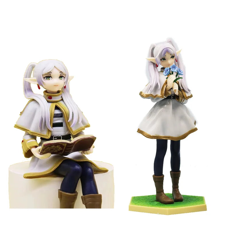 14cm Anime Girl Action Figure - Frieren Beyond Journey's End Noodle Stopper Collectible Model Toy