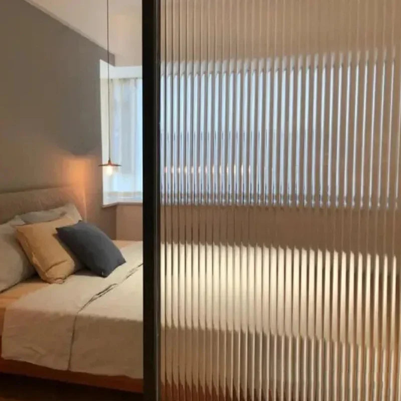 Decorative Frosted Window Film for Bathroom Privacy - Anti-Peep Glass Covering