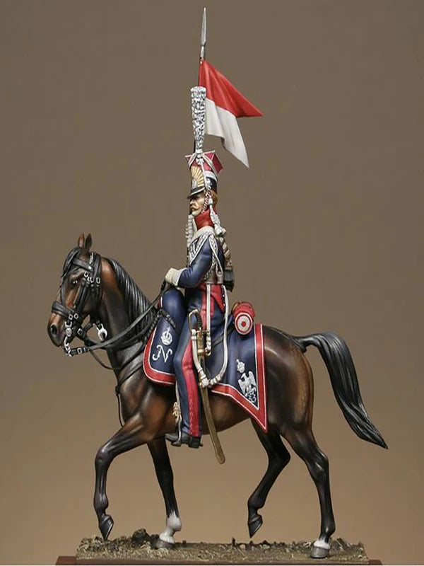 Unassembled 1/32 Scale Resin Miniature Model Kit of Polish Chevaulegers 1810