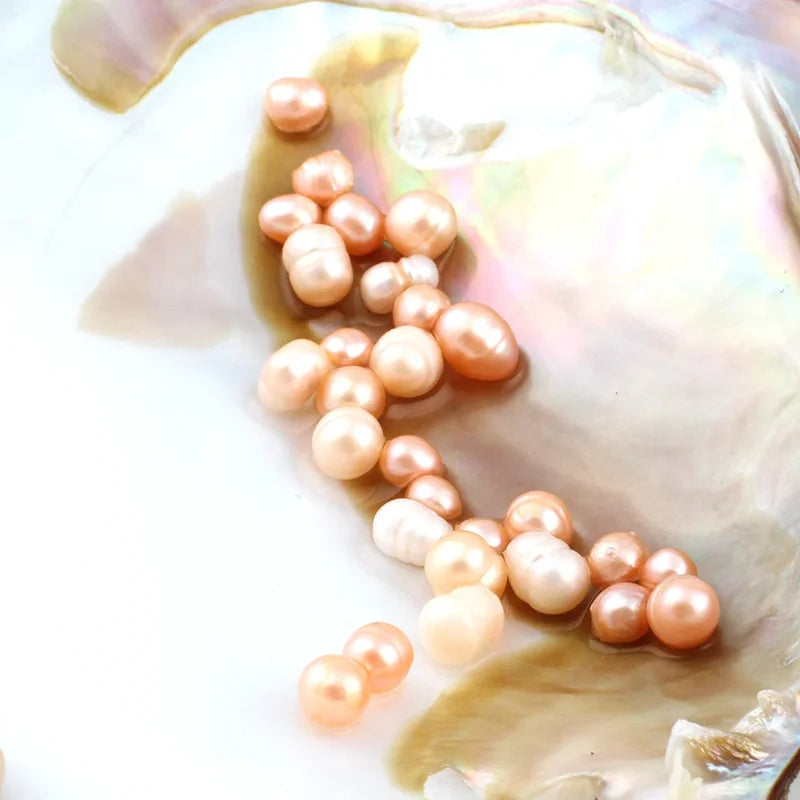 Freshwater Pearl Beads 6-7mm for Jewelry Making - 18pcs DIY Bracelet & Necklace Supplies