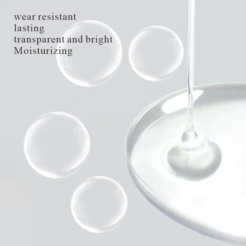 Glass Top Coat Nail Gel for Long-Lasting, Glossy Manicure Finish