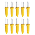 Stainless Steel Corn Holders Set - BBQ Corn On The Cob Double Forks