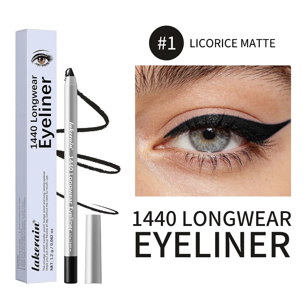Waterproof Eyeliner Pen - Smudge-Proof, Quick-Drying, Long-Lasting for Precise Eye Makeup