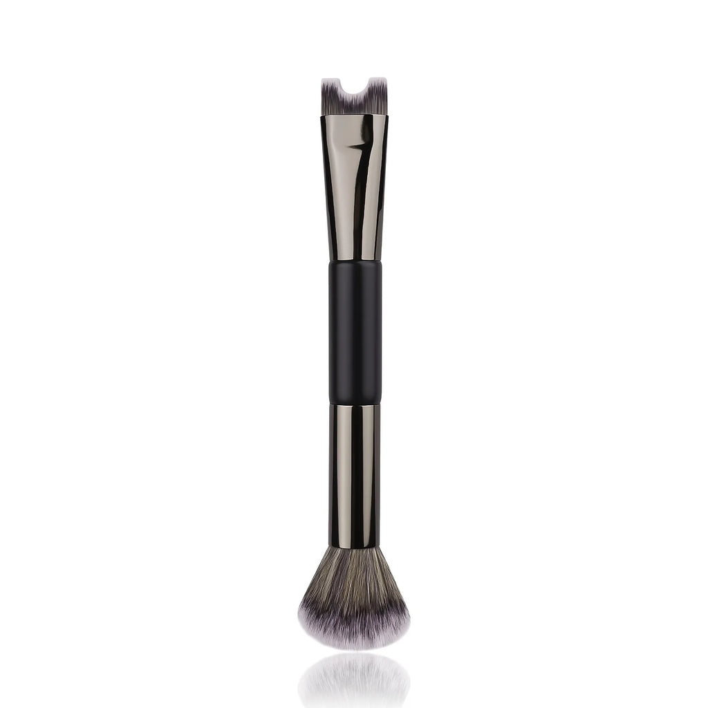 Contouring Nose Brush Double-Headed Makeup Tool for Shadows & Highlights