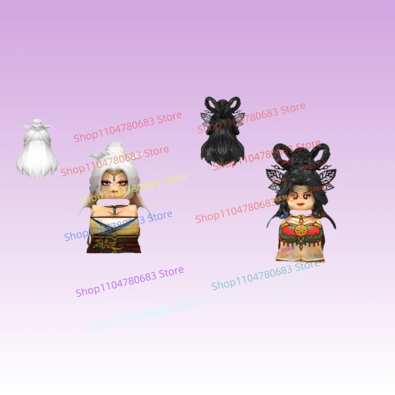 Mini Action Figure Toy Set - Three Kingdoms Beauty Angel Collection, Collectible Anime Model, Holiday Gift