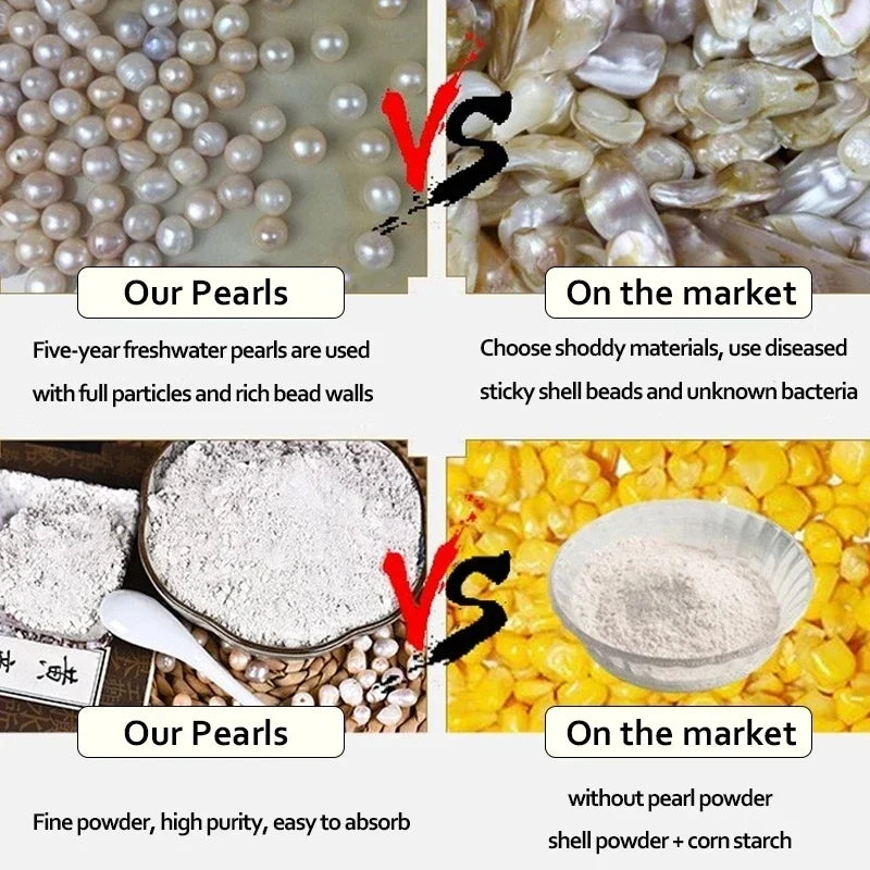 Pearl Powder Face Mask - Whitening, Moisturizing & Anti-Aging Cream 500g