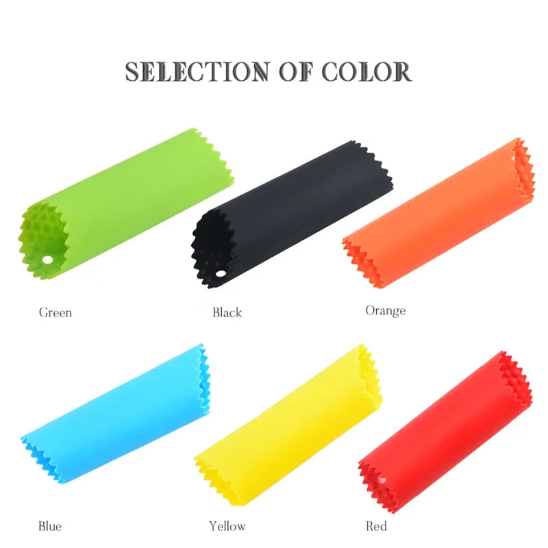 Silicone Garlic Peeler Kitchen Tool - Easy Food & Vegetable Peeling Gadget