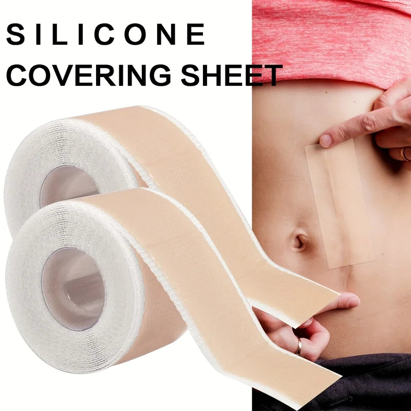 Invisible Silicone Scar Cover Patch Skin Care Covering 150cm - Multiple Colors