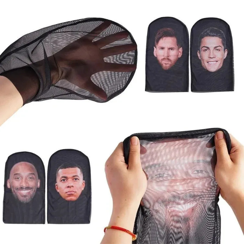 Full Face Mask 3D Printed Celebrity Style Cosplay Mask Halloween Party Prop Men Women