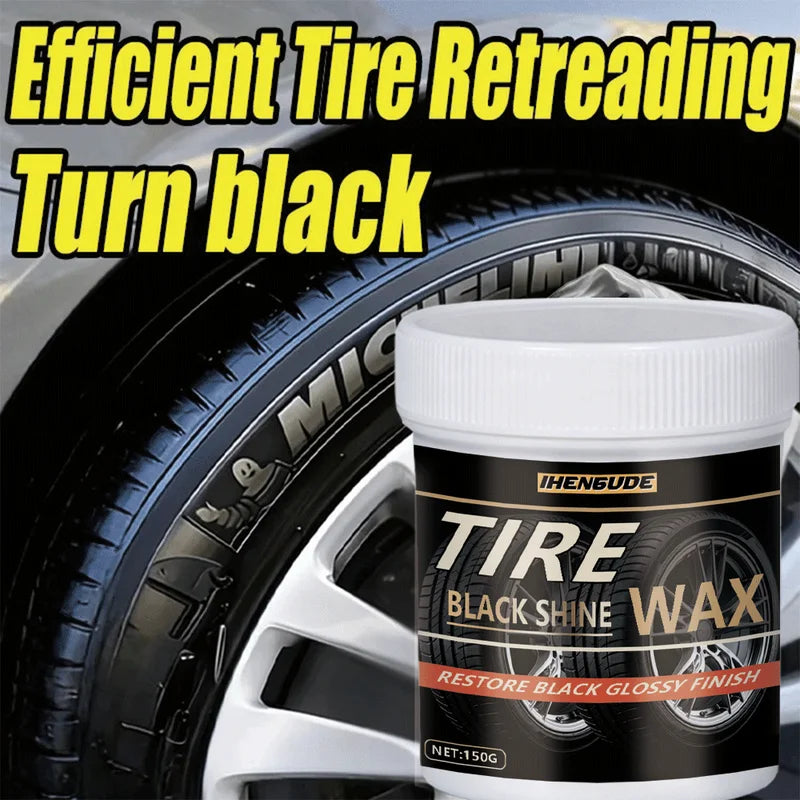 High Gloss Tire Wax - Long-Lasting Car Tire Shine & Protection