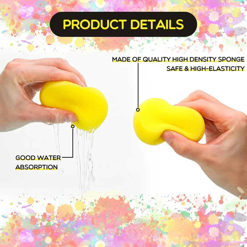 Ceramic & Pottery Sponges 10/20 Pack - Water Absorbing Art & Craft Tools