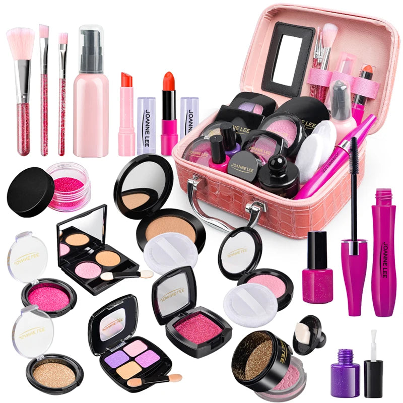 Kids Pretend Makeup Set Educational Toy for Girls Play House Simulation