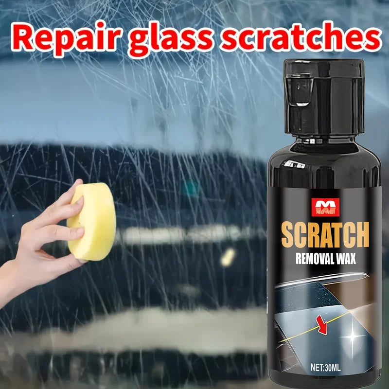 Glass Scratch Remover for Windows, Doors & Windshields - Repair Cream