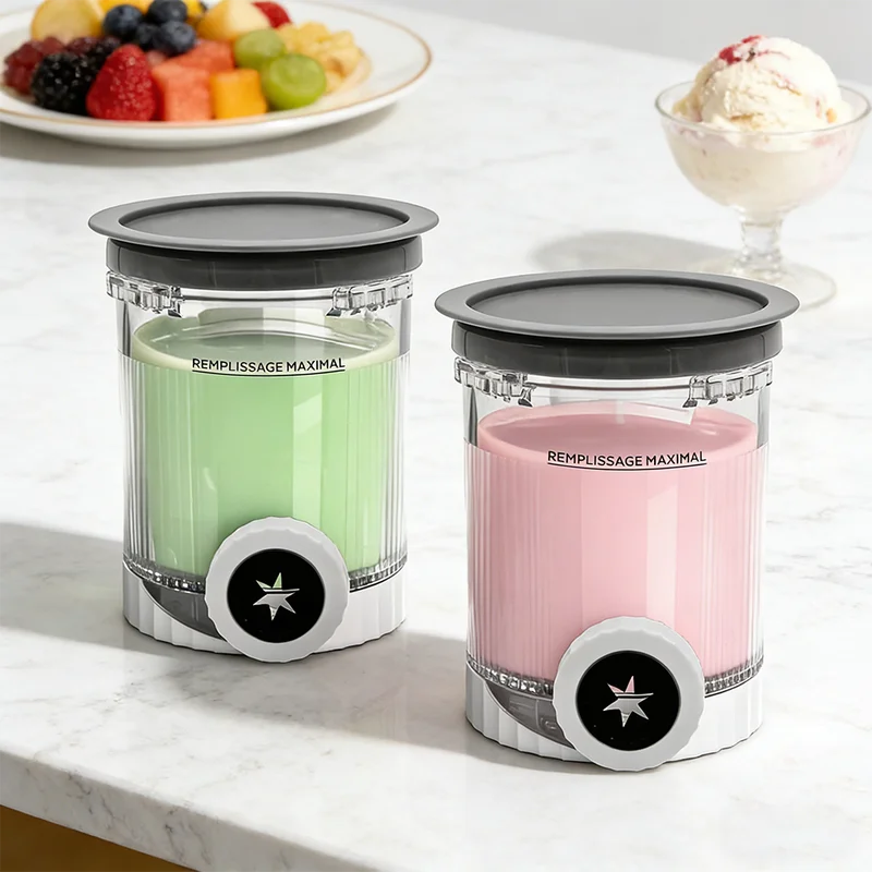 Replacement Containers for Ninja Creami Swirl Pints and Lids - Multiple Colors