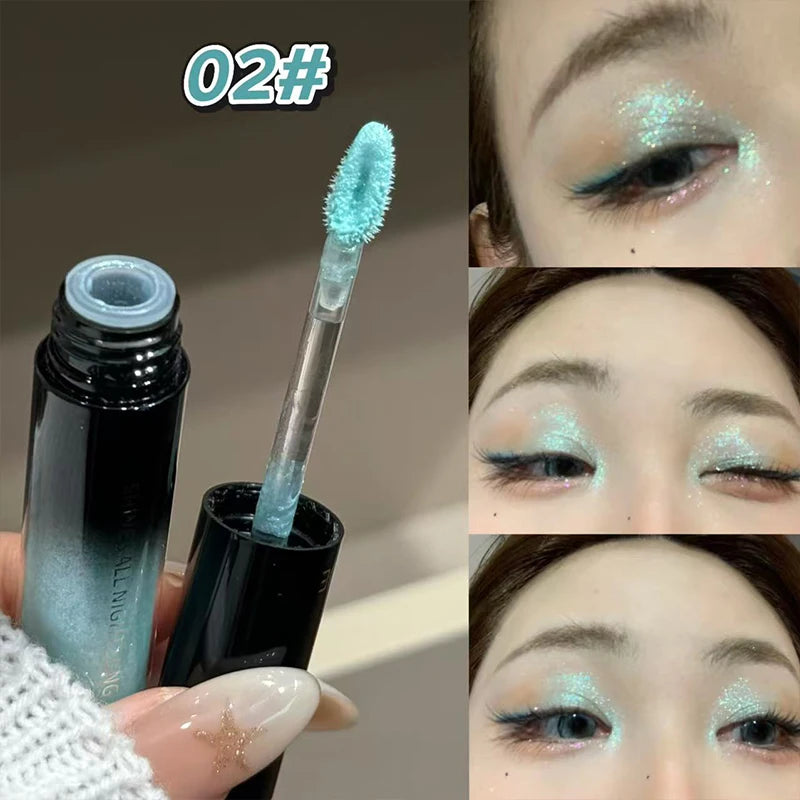 Liquid Glitter Eyeshadow with Fine Shine and Long-Lasting Finish – Multiple Colors Available