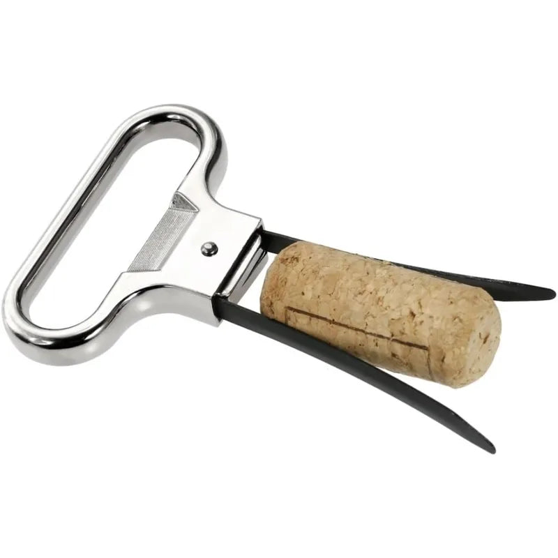 Wine Double Claw Cork Puller Bottle Opener for Damaged Cork Effortless Opening
