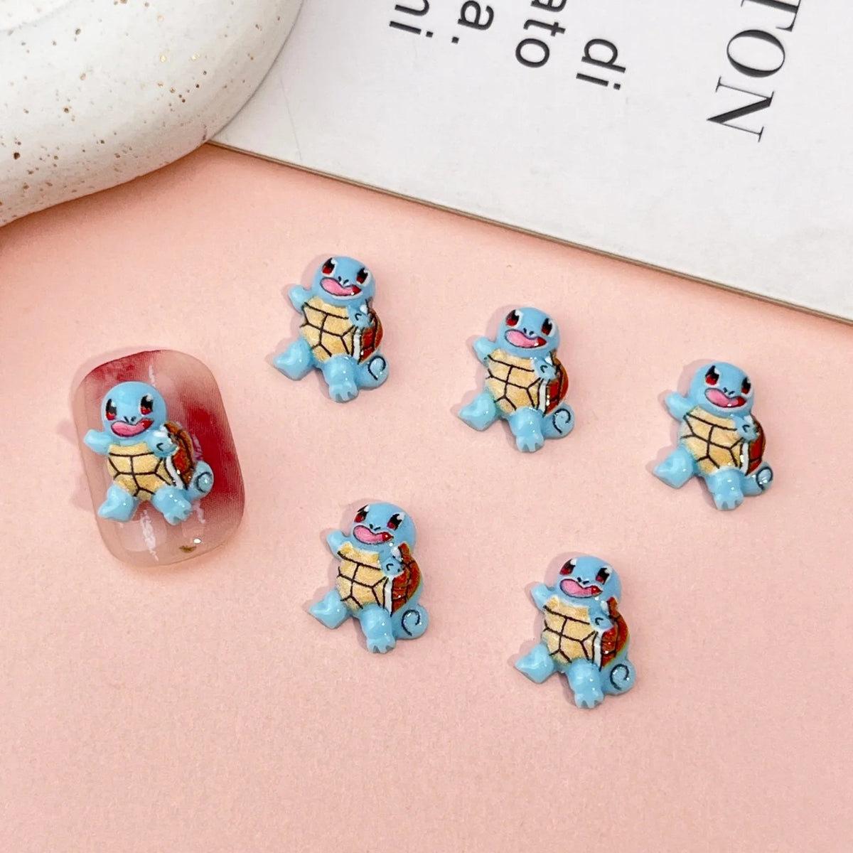 Mini Resin Pokemon Nail Charms Set for Nail Art & Craft Decorations