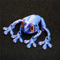 Magnetic Articulated Frog Fidget Toy - 3D Printed Animal Model Stress Relief Decor