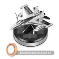 Solar-Powered Car & Desktop Airplane Ornament - Creative Gift for Enthusiasts