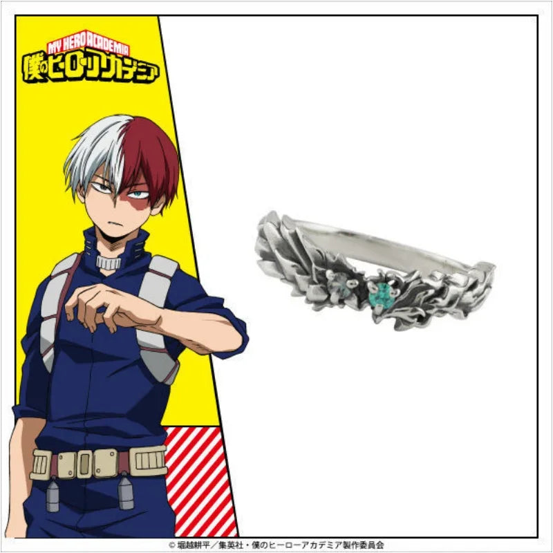 Anime Character Ring Set - Bakugou Katsuki & Midoriya Izuku - Cartoon Cosplay Jewelry