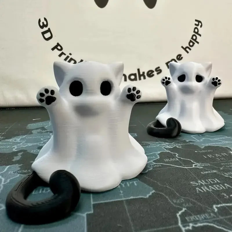 3D Ghost Halloween & Christmas Ornament - Indoor Outdoor Festive Decor
