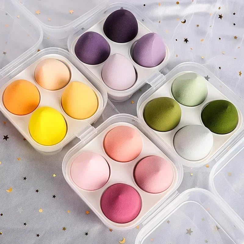 Multi-Purpose Makeup Sponge Blender Set - Soft Foundation, Concealer & Powder Blenders