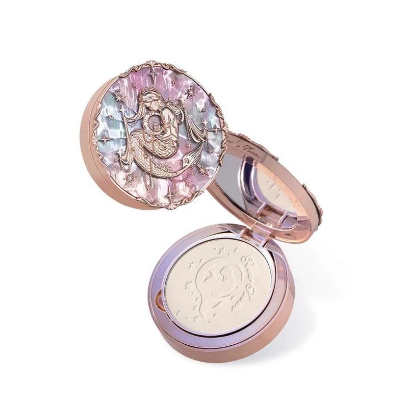 Long-Lasting Matte Compact Powder - Oil-Free, Waterproof & Shine Control Face Makeup