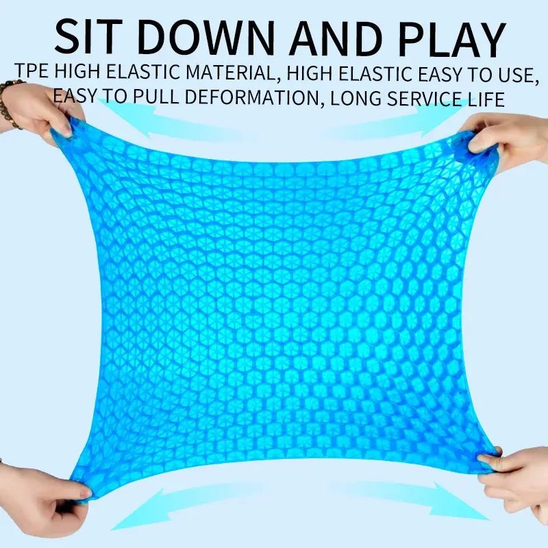 Breathable Gel Seat Cushion for Pressure Relief & Comfort - Office, Car, Home