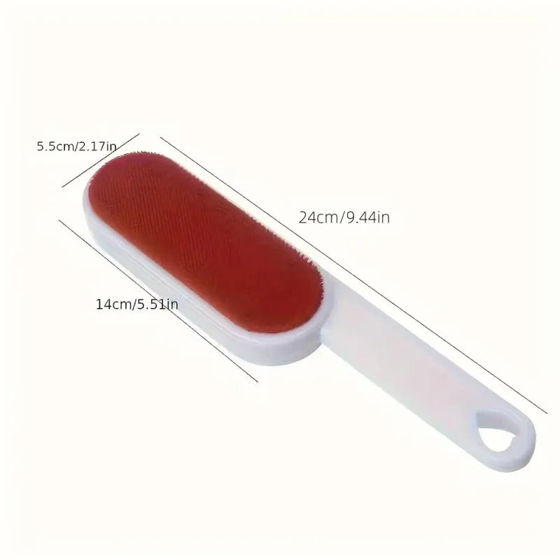 Self-Cleaning Pet Hair Remover Brush for Sofa Carpet Clothes - Double-Sided Lint Roller