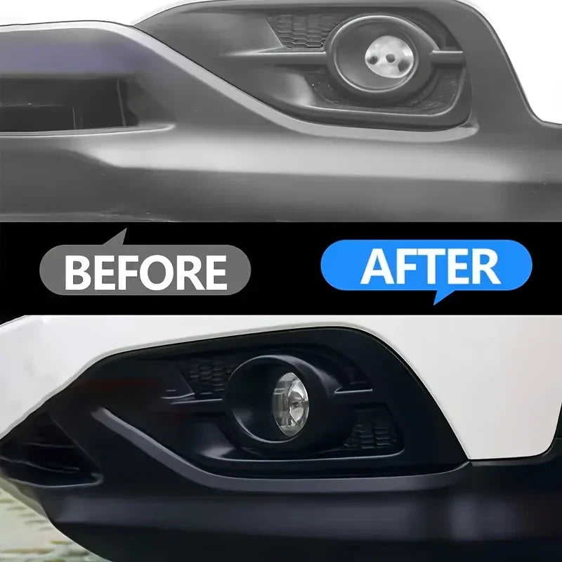 Car Interior & Plastic Refurbishment Wax - Bumper, Seat, Tire Gloss Repair Paste