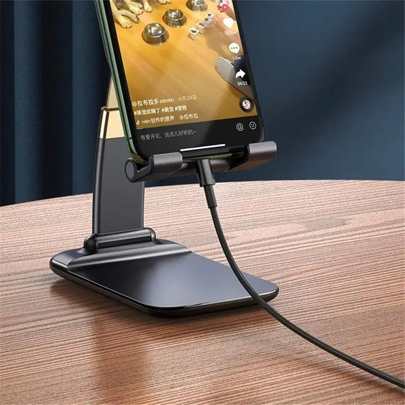 Foldable Desktop Mobile Phone & Tablet Stand Support Holder Bracket