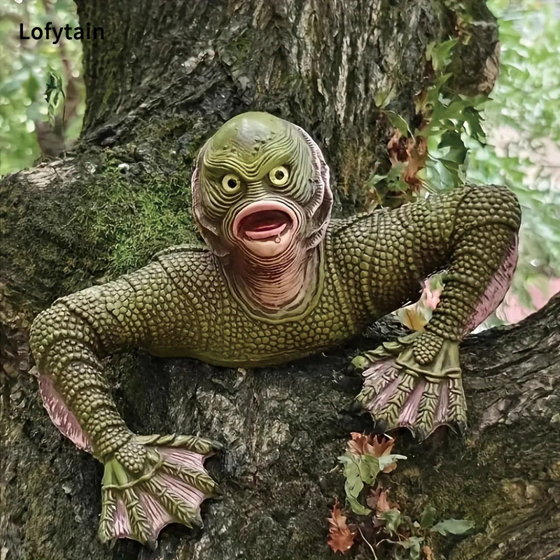 Creature from the Black Lagoon Monster Lizard Model Decoration for Halloween & Outdoors