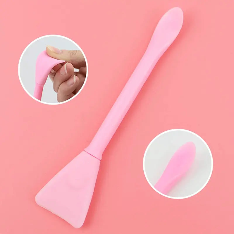 Silicone Face Mask Brush Set - Reusable Makeup Spatulas & Applicators, Soft & Washable, 5-Piece