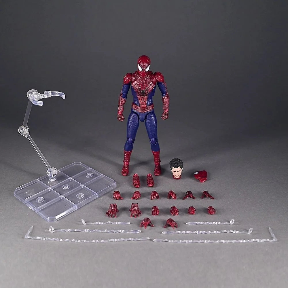 Action Figure - Spider-Man Andrew Garfield Amazing Spider-Man 2 Collectible Toy with Replaceable Heads & Hands